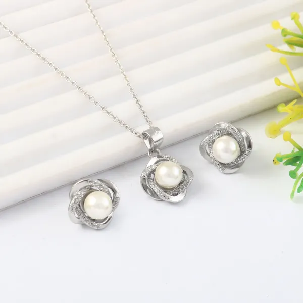 925_Silver_Pearl_Necklace_Set_Design1