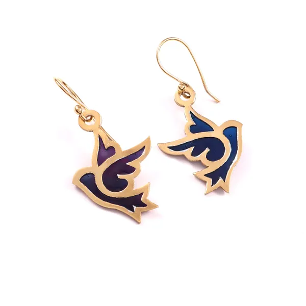 Blue_Enamel_Bird_Drop_Earrings_for_Women_|_Gold_Plated_Dangle_Earrings
