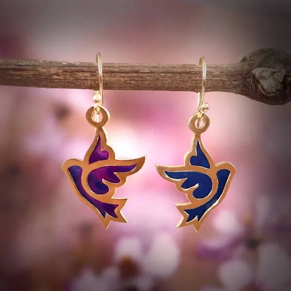 Blue_Enamel_Bird_Drop_Earrings_for_Women_|_Gold_Plated_Dangle_Earrings