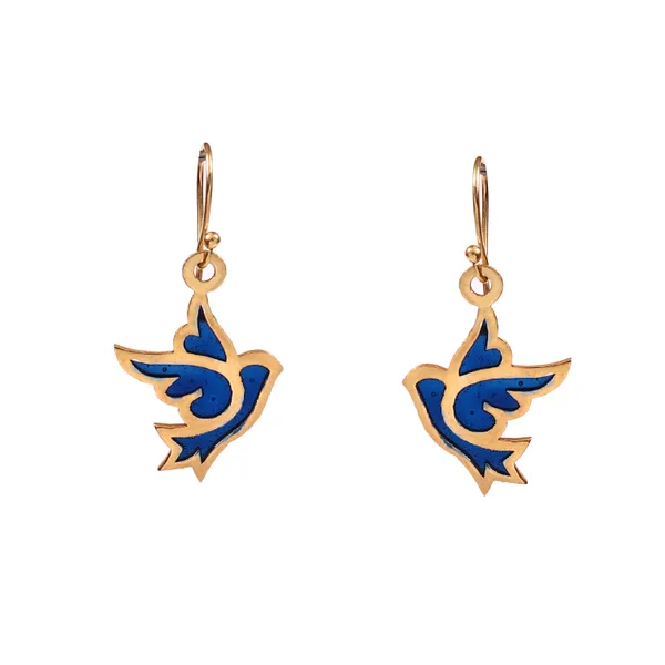 Blue_Enamel_Bird_Drop_Earrings_for_Women_|_Gold_Plated_Dangle_Earrings
