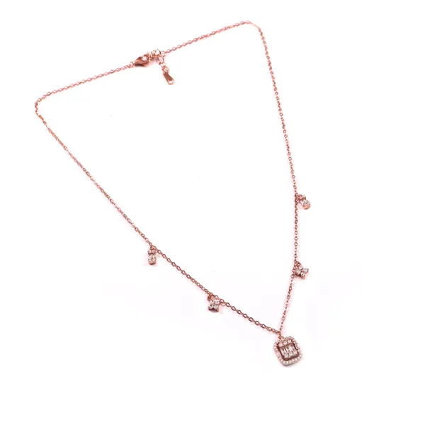 Rose_Gold_Rectangular_Crystal_Pendant_Necklace_Set_For_Women