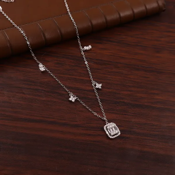 Rose_Gold_Rectangular_Crystal_Pendant_Necklace_Set_For_Women