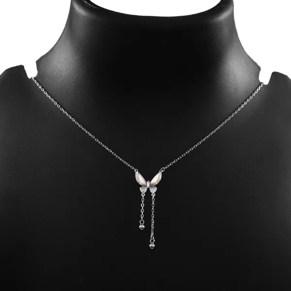 silver_925_butterfly_necklace_For_Women