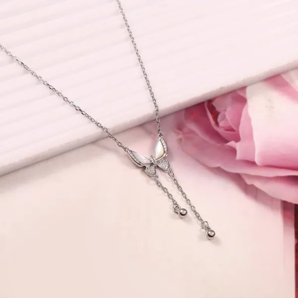 silver_925_butterfly_necklace_For_Women