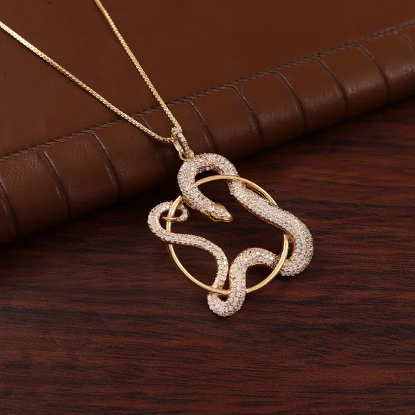 Sterling_Jeweller_18K_Gold_Plated_CZ_Snake_Motif_Box_Chain_Necklace