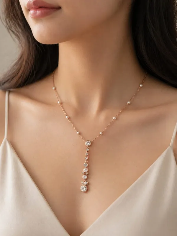 Elegant_Rose_Gold_Crystal_Drop_Necklace_with_Pearl_Accents