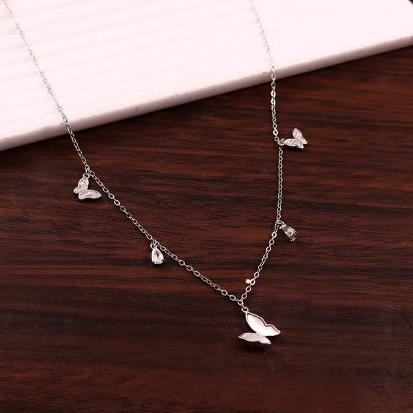 Butterfly_Charm_Silver_Necklace_With_Delicate_Chain_For_Women
