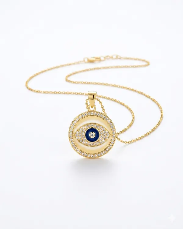 Evil_Eye_Protection_Pendant_Necklace_Gold_Plated_Charm_With_Blue_Stone_For_Women