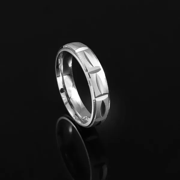 Matrix_Ribbed_Band_Platinum-Tone_Textured_Ring