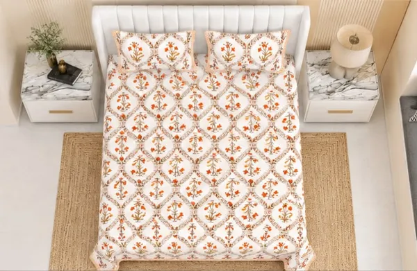80*90_Inch_Queen_Size,_180_TC,__Premium_Quality_Double_Bed_Bedsheet_With_2_Pillow_Cover(16*24_Inch)