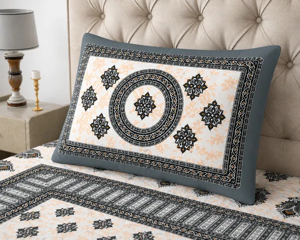 80*90_Inch_Queen_Size,_180_TC,__Premium_Quality_Double_Bed_Bedsheet_With_2_Pillow_Cover(16*24_Inch)