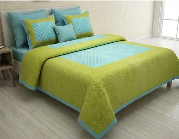 80*90_Inch_Queen_Size,_180_TC,__Premium_Quality_Double_Bed_Bedsheet_With_2_Pillow_Cover(16*24_Inch)
