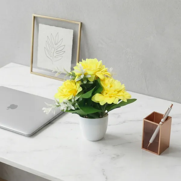 Yellow_Wood_Home_Flower_Pot