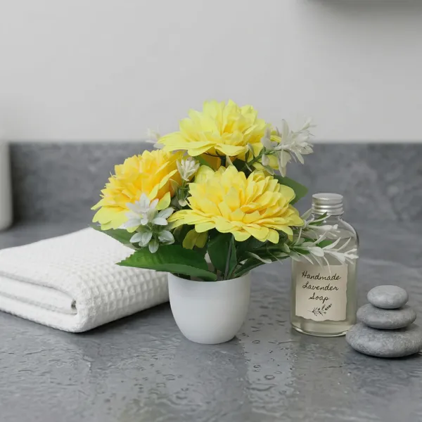 Yellow_Wood_Home_Flower_Pot
