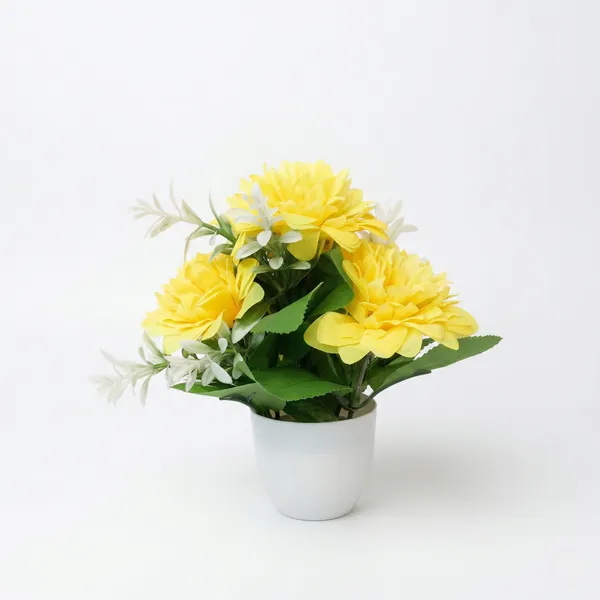 Yellow_Wood_Home_Flower_Pot