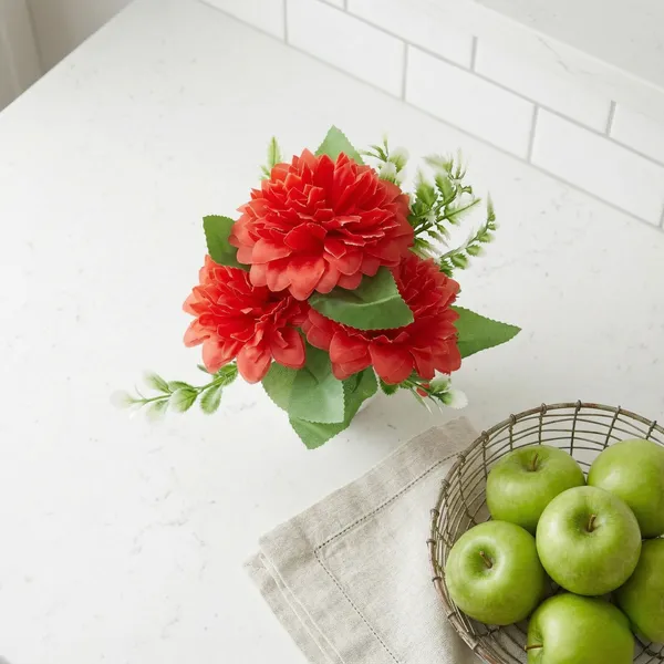 Red_Plastic_Home_Flower_Pot