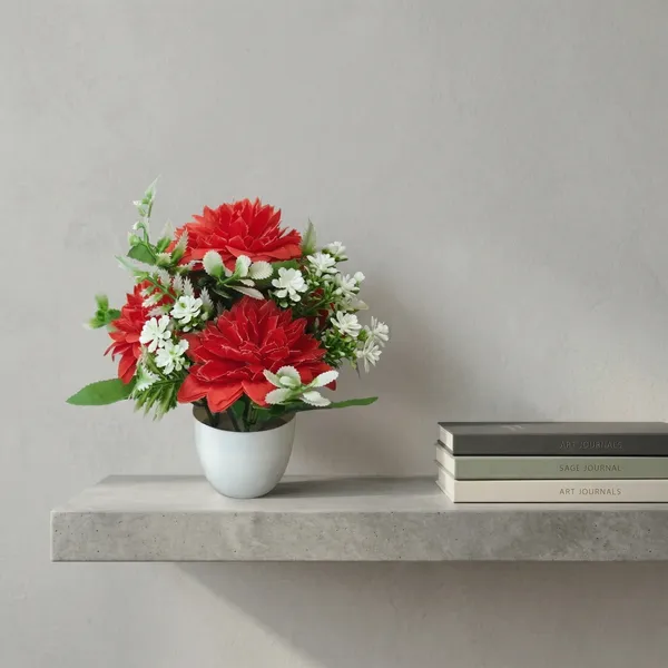 Red_Plastic_Home_Flower_Pot