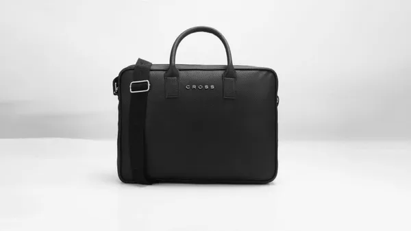 Multi_Fabric_And_Leather_Laptop_Bag