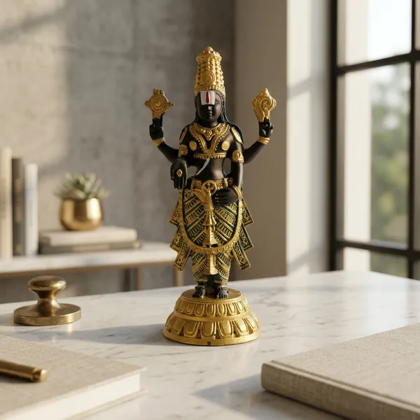 Green_Resin_Home_Religious_Idol