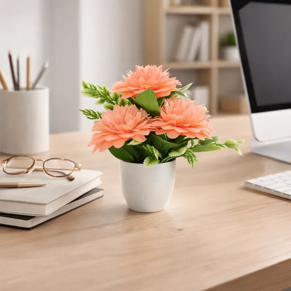 White_Flower_Pot_Peach