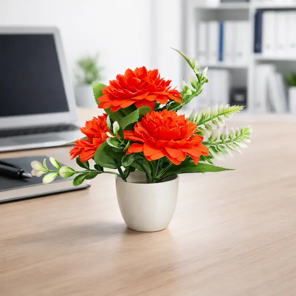 White_Flower_Pot_Red
