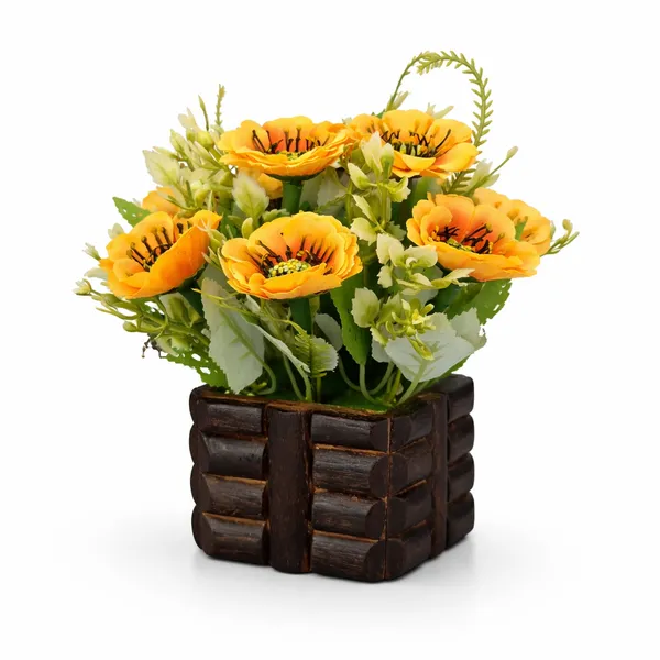 Wodden_Flower_Pot_yellow