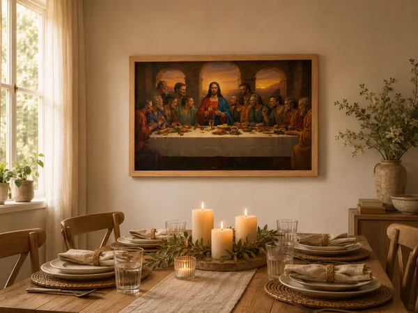 The_Last_Supper_Handcrafted_Wooden_Wall_Frame_|_Premium_Glossy_Christian_Home_Decor_|_Matthew_26:26_Scripture_Artwork_|_12×9_Inch_Religious_Wall_Hanging_|_The_Gifts_Heaven