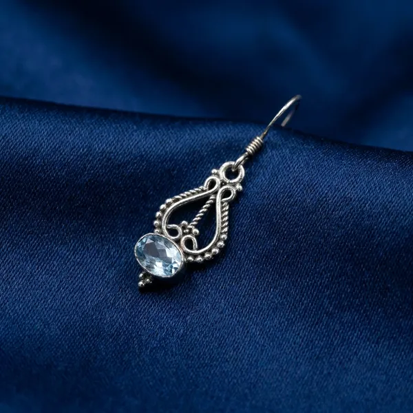 Blue_Topaz_Rope_Arch_Drop_925_Sterling_Silver_Earrings