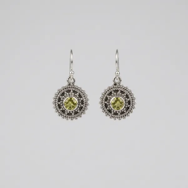 Citrine_Granulation_Disc_925_Sterling_Silver_Earrings