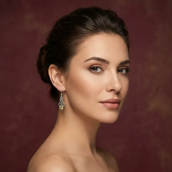 Citrine_Double_Scroll_Drop_925_Sterling_Silver_Earrings
