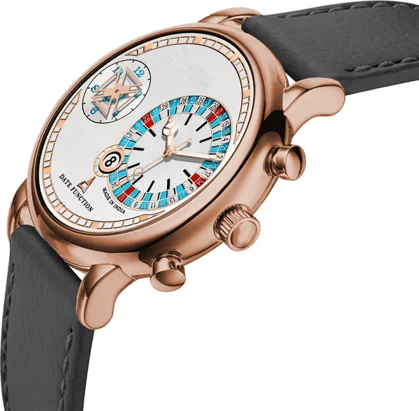 Onir_Leather_Copper_Date_And_Time_Analog_Quartz_For_Men/Boys_Analog_Watch_Analog_Watch_For_Men