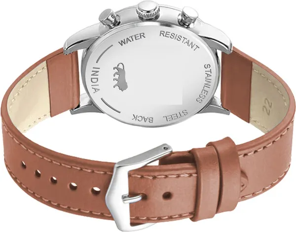 Onir_Leather_Silver_Date_And_Time_Analog_Quartz_For_Men/Boys_Analog_Watch_Analog_Watch_For_Men