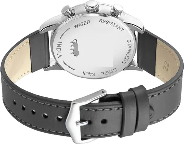 Onir_Leather_Silver_Date_And_Time_Analog_Quartz_For_Men/Boys_Analog_Watch_Analog_Watch_For_Men