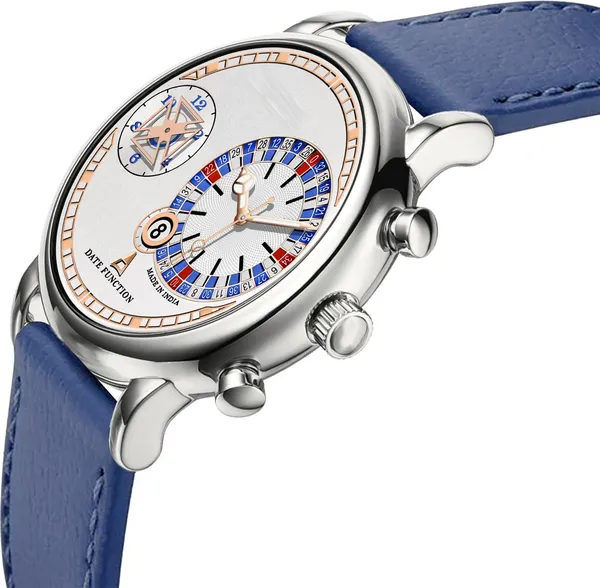 Onir_Leather_Silver_Date_And_Time_Analog_Quartz_For_Men/Boys_Analog_Watch_Analog_Watch_For_Men
