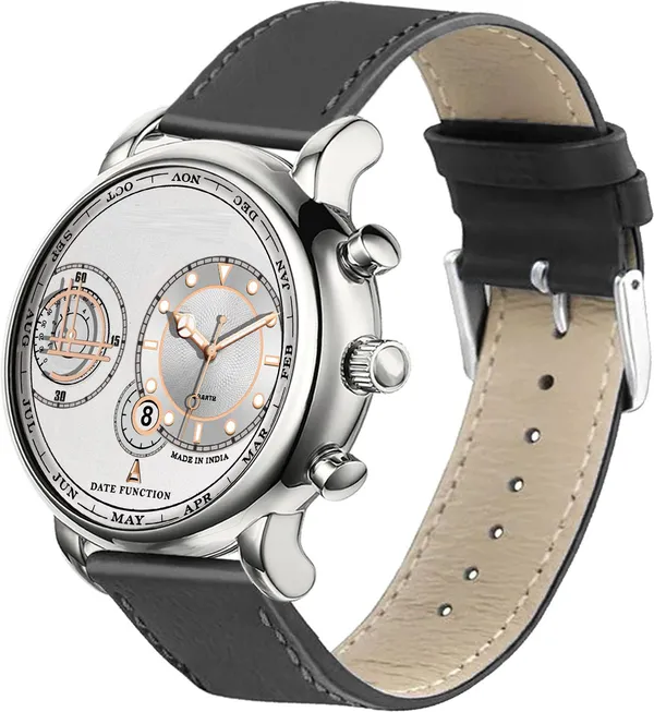 Onir_Leather_Silver_Premium_Quality_Quartz_Analog_Watch_For_Men_Dual_Time_Date_Display_Radium_Dial_Analog_Watch_For_Men
