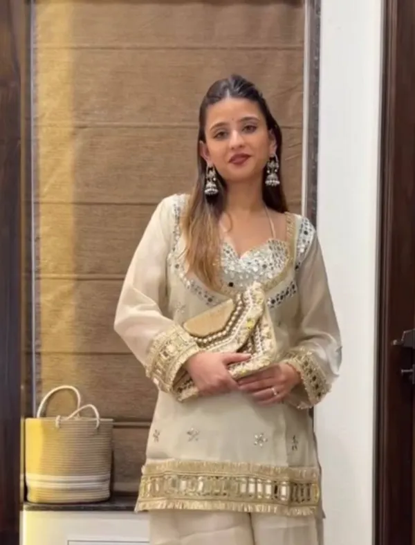 Off_White_Elegant_Fendy_Silk_Real_Mirror_Work_Designer_Sharara_Set_For_Women