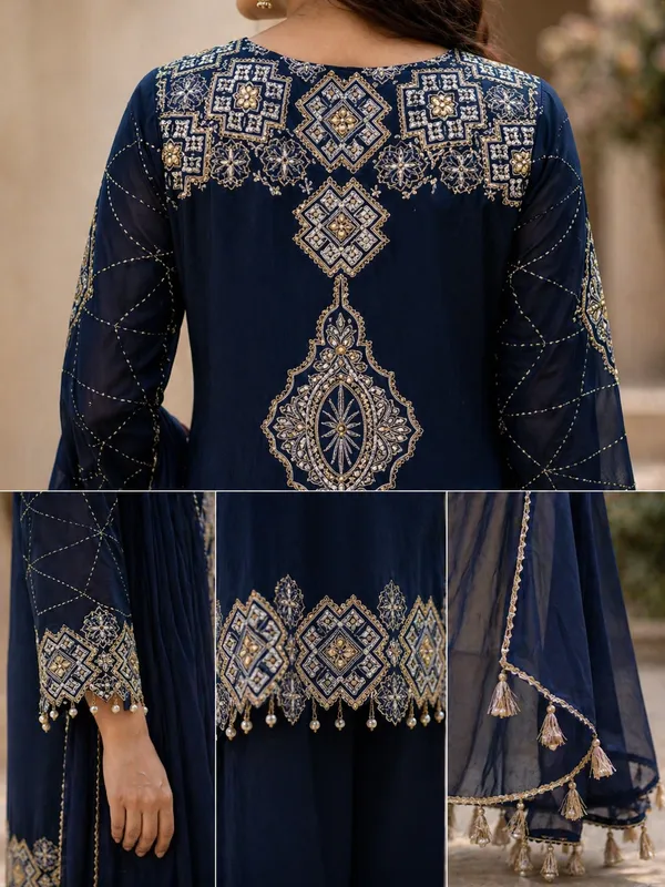Blue_Georgette_Embroidery_Kurta_Palazzo_Set_With_Dupatta_For_Women