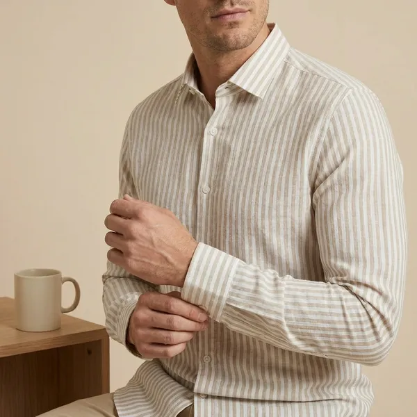 Men's_Off-White_Grey_Striped_Casual_Shirt