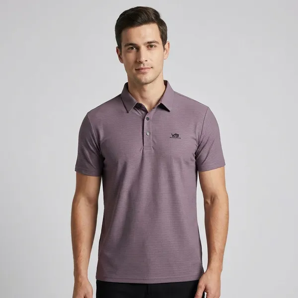 Purple_Imported_Lycra_Solid_Polo_T-Shirt_For_Men
