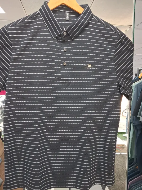 Black_Imported_Lycra_Solid_Polo_T-Shirt_For_Men