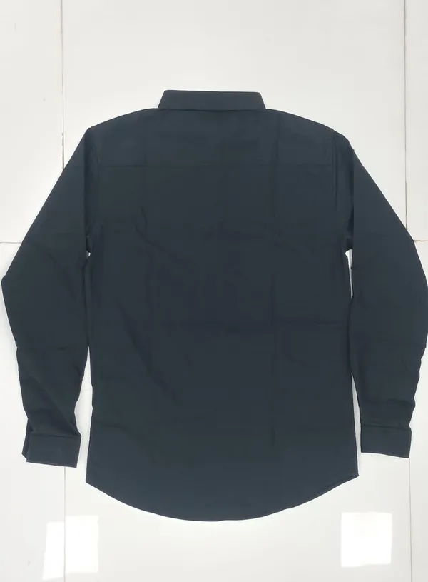 Black_Cotton_Solid_Formal_Shirt_For_Men