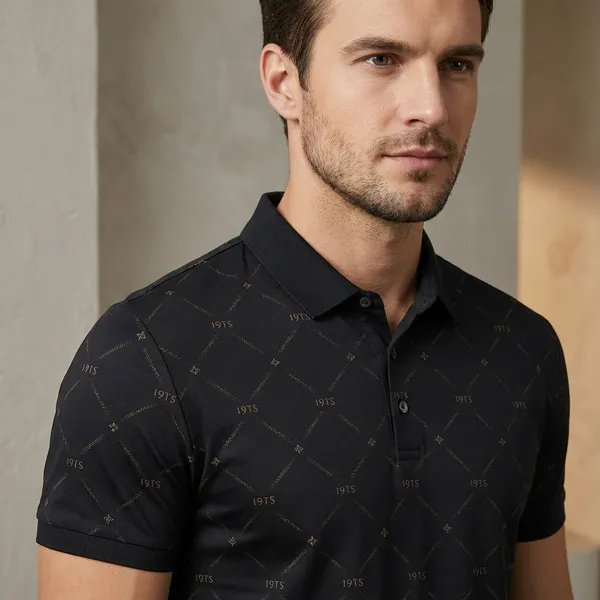Black_Imported_Lycra_Solid_Polo_T-Shirt_For_Men