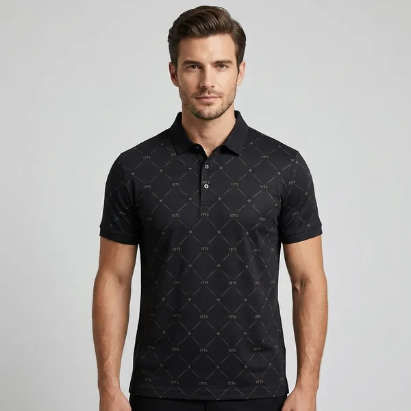 Black_Imported_Lycra_Solid_Polo_T-Shirt_For_Men