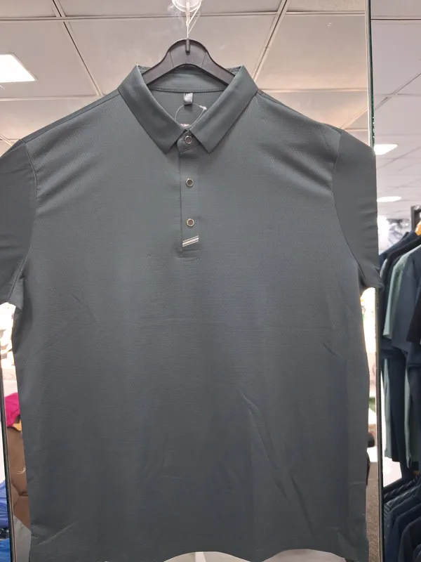 Dark_Grey_Imported_Lycra_Solid_Polo_T-Shirt_For_Men