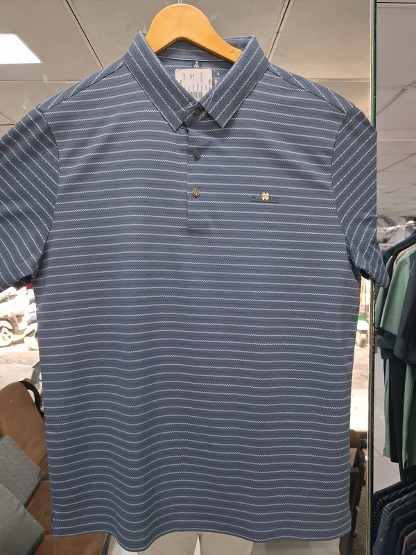 Navy_Blue_Imported_Lycra_Solid_Polo_T-Shirt_For_Men