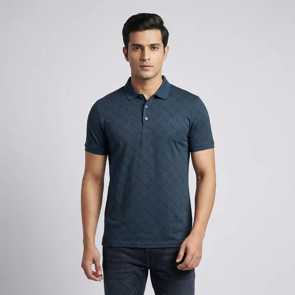 Navy_Blue_Imported_Lycra_Solid_Polo_T-Shirt_For_Men