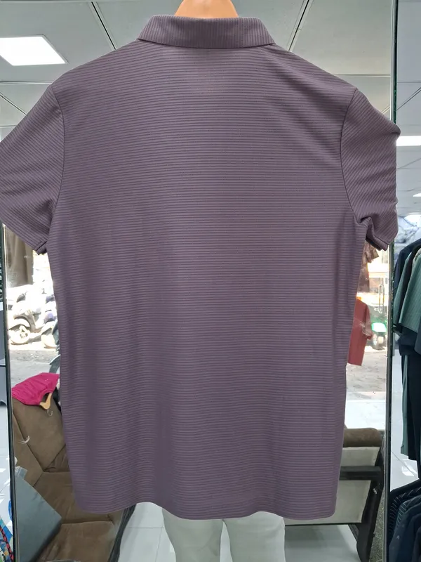 Purple_Imported_Lycra_Solid_Polo_T-Shirt_For_Men