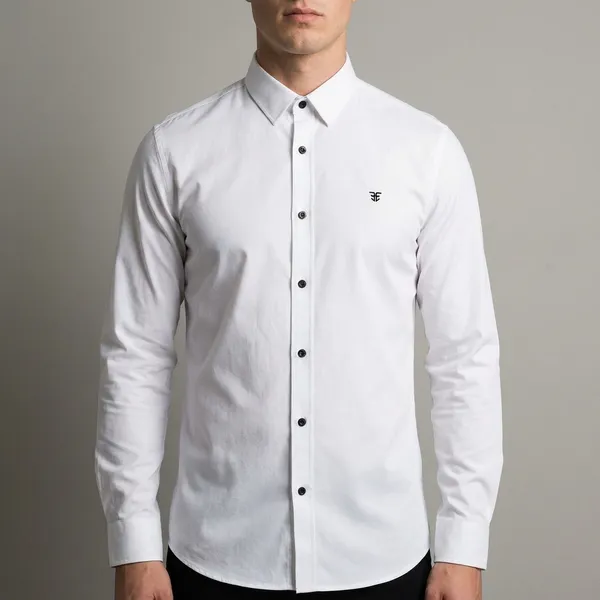 White_Cotton_Solid_Formal_Shirt_For_Men