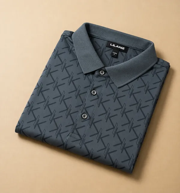 Grey_Imported_Lycra_Solid_Polo_T-Shirt_For_Men
