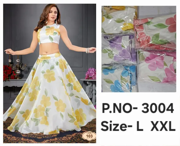Women'S_Floral_Print_Two-Piece_Crop_Top_And_Lehenga_Skirt_Set